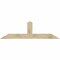 Ekena Millwork Portland Rough Sawn Timber Gable Bracket, Douglas Fir, 72"W x 21"H x 6"D x 6"F, 7/12 Pitch GBW072X21X0606POR00RDF - alternate 1